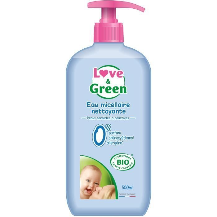 Água de limpeza orgânica Love & Green 500ml