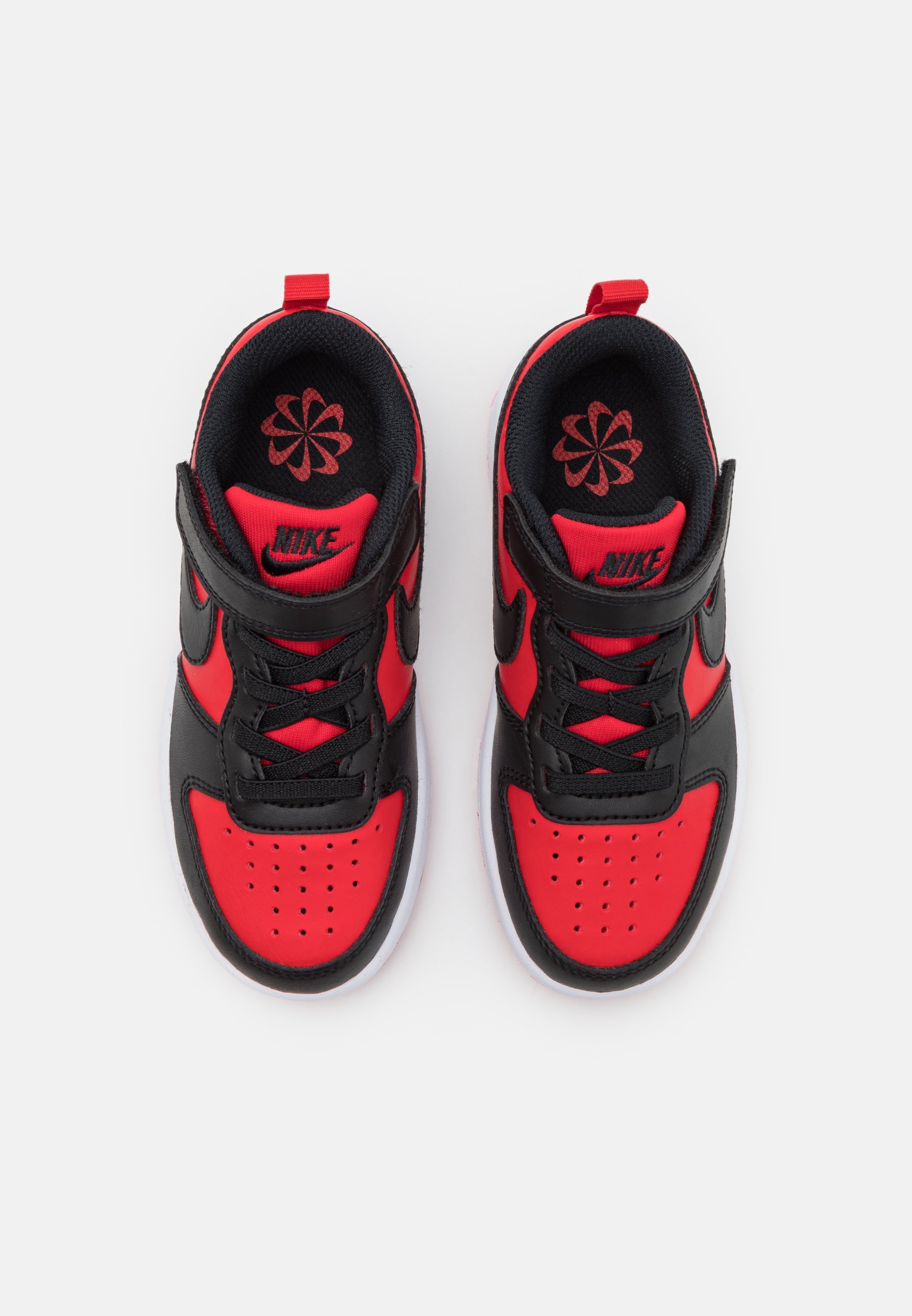 Nike Sportswear COURT BOROUGH - Sneakers - universiteitsrood/zwart/wit