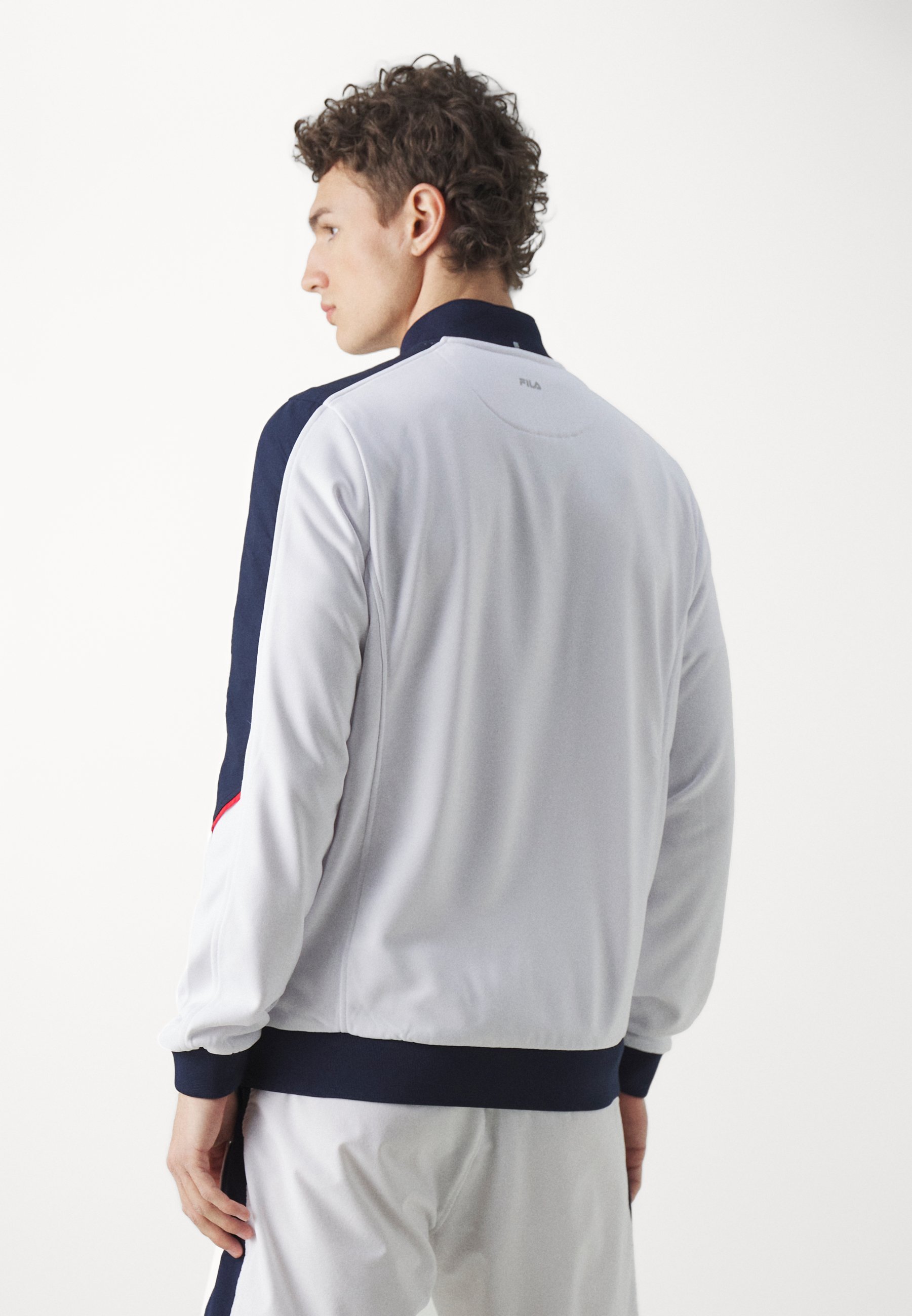 FILA JACKET MANUEL - Tréninková bunda - white/navy