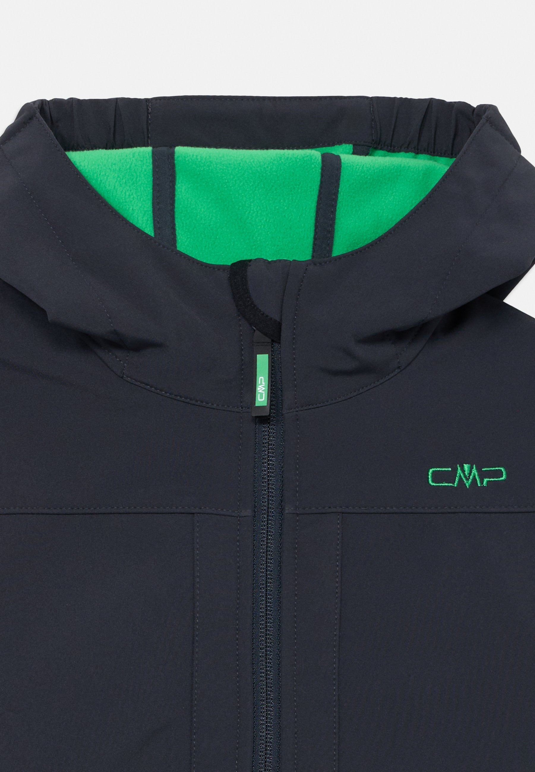 CMP KID JACKET FIX HOOD UNISEX - Softshelljakke - antrasitt/deep mint
