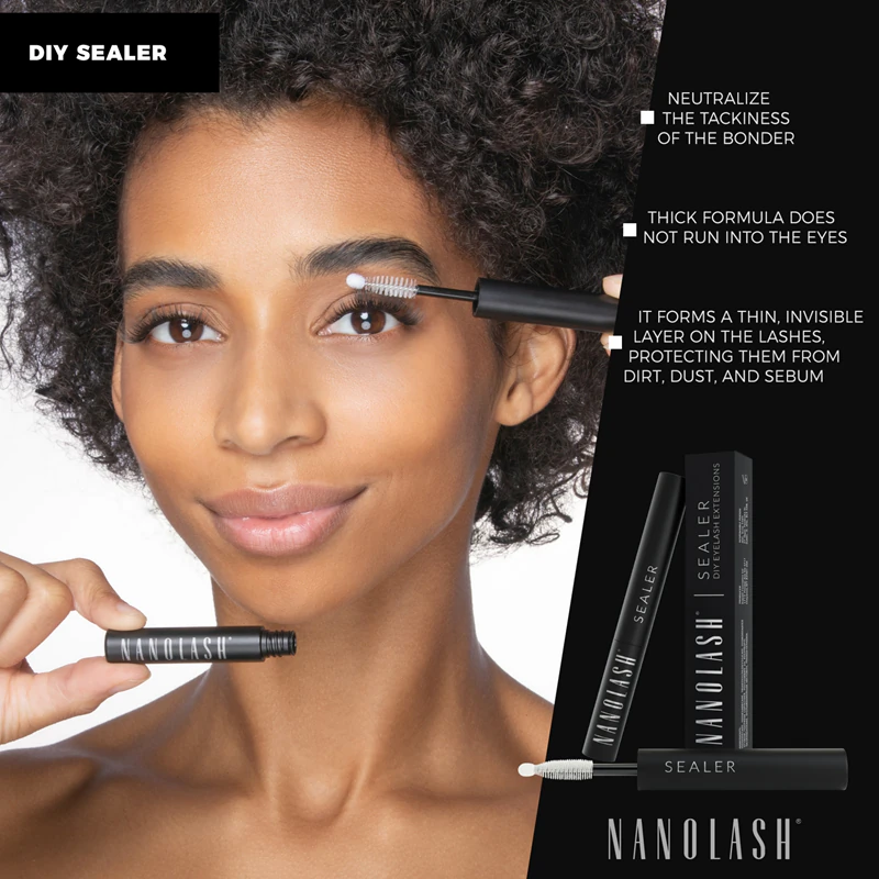 Nanolash DIY Sealer, een transparante fixatiegel voor wimperextensions.