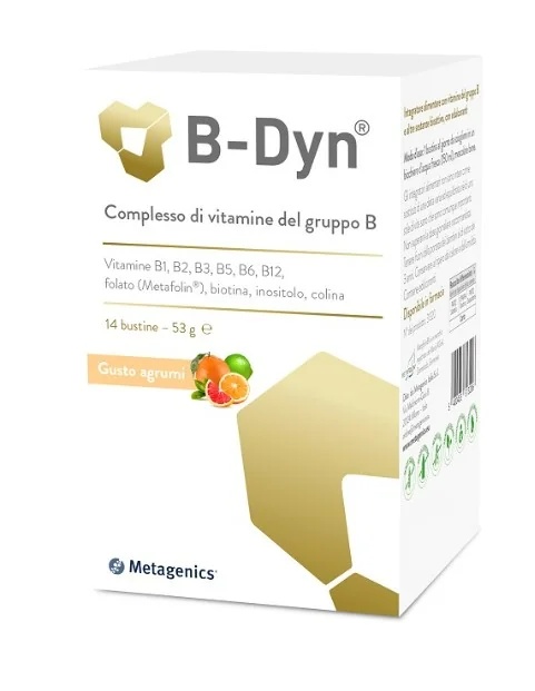 METAGENICS B-Dyn 14 vrečk vitaminskega dodatka B