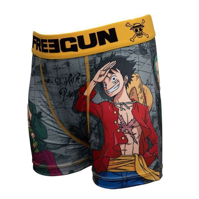 One Piece Zorro Luffy Mikrofiber Boxershorts för Pojkar FREEGUN