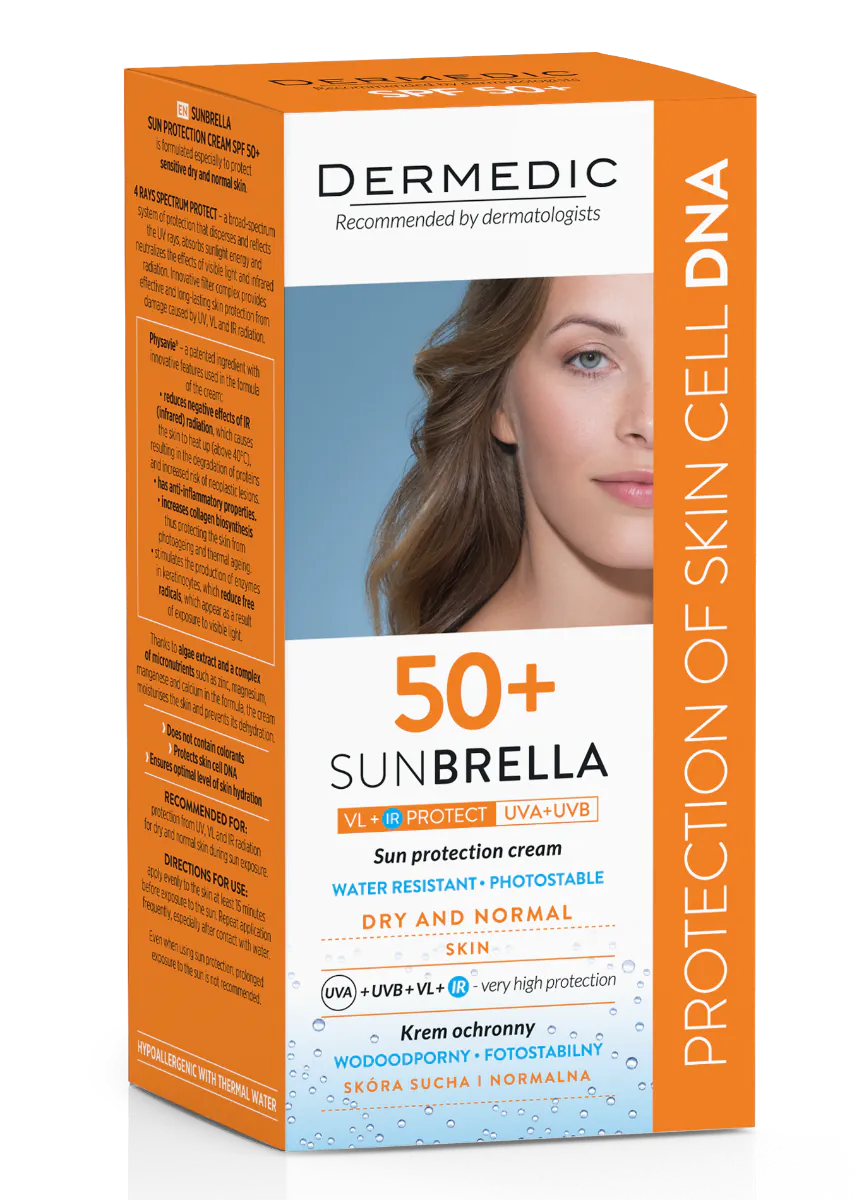 Dermedic Sunbrella Krem do twarzy do skóry suchej i normalnej SPF50+