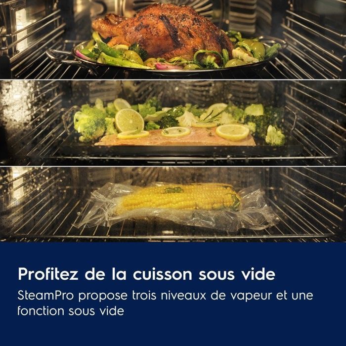 Electrolux Y9SOA3XT 800W MealAssist inbouwstoomoven met SteamPro, energieklasse A++, matzwart
