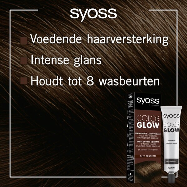 Syoss Color Glow Deep Brunette osvežilec barve za lase