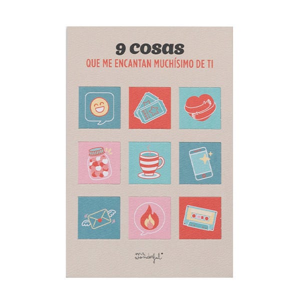 9 dolog, amit szeretek benned, kártya | 1 egység