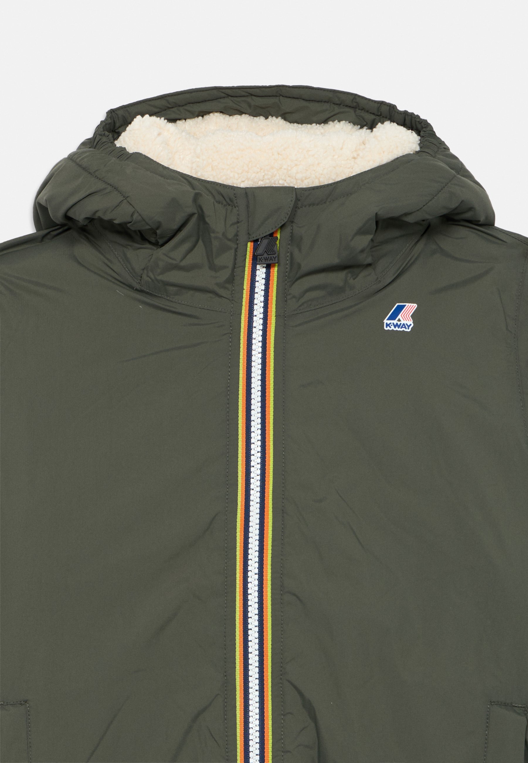 K-Way LE VRAI CLAUDE ORSETTO UNISEX - Winterjas - groen zwartachtig