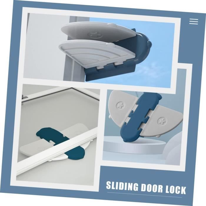 27 pezzi Serrature di sicurezza per porte e finestre, serrature per porte in vetro, serrature di sicurezza per finestre