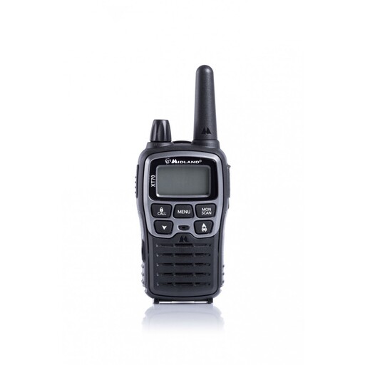 Walkie-talkie Midland XT70 Alcance 12km cu 2 micro-căști