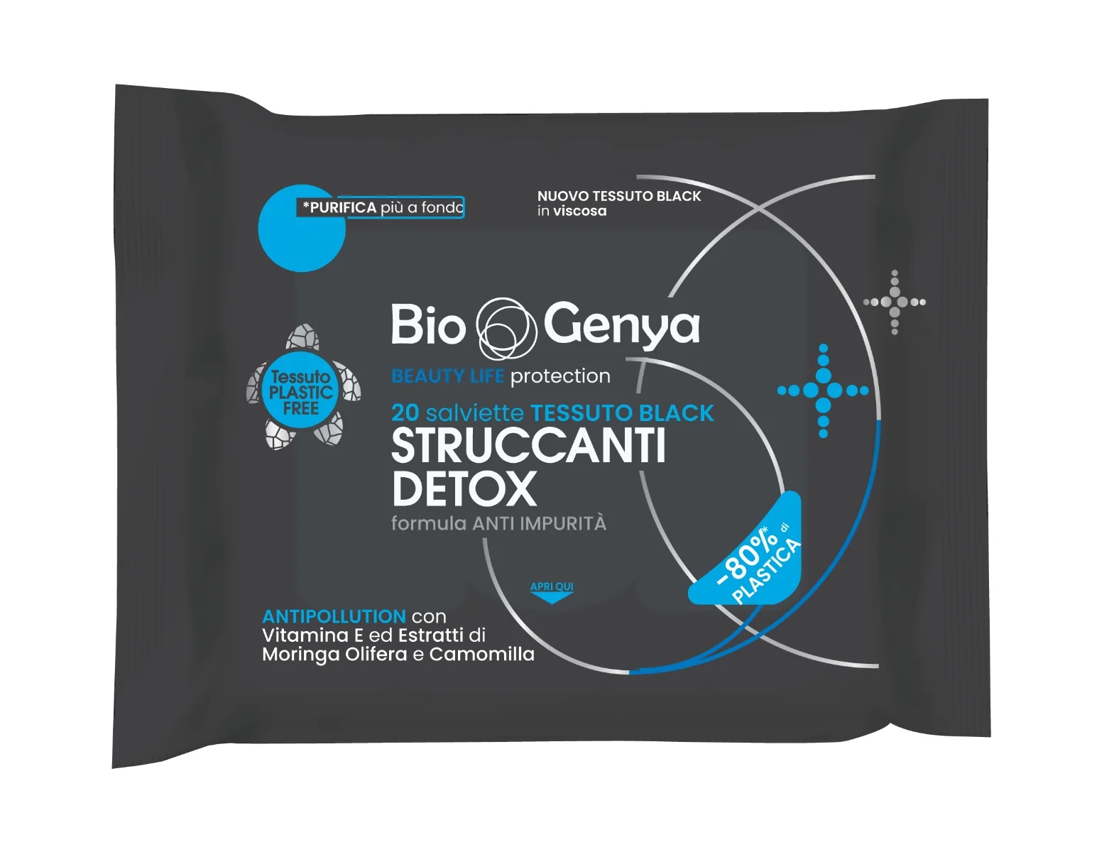 BIOGENYA Biogenya Detox make-up remover doekjes 20 stuks