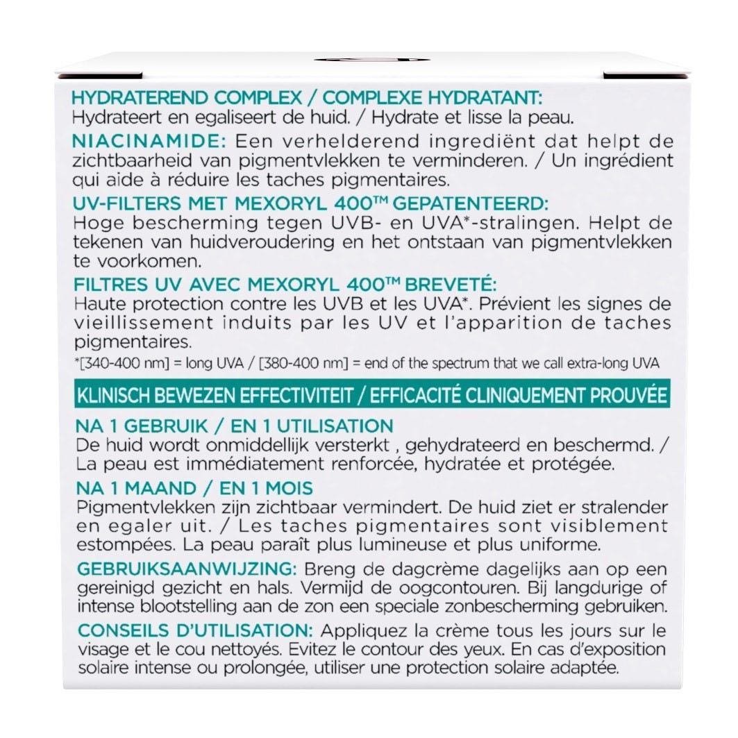 „L'Oréal Paris Bright Reveal“ dieninis drėkinamasis kremas nuo pigmentinių dėmių SPF 50 – 50 ml