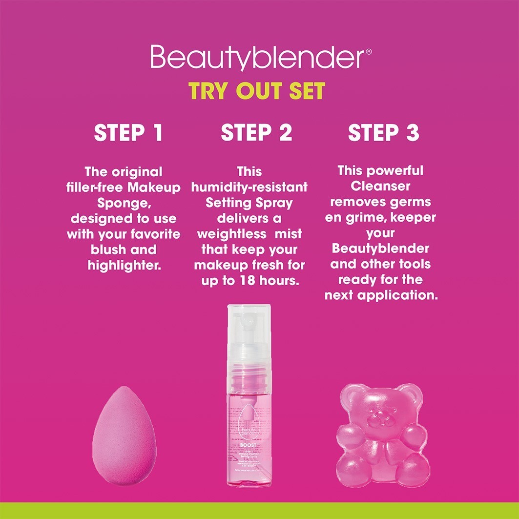 Beautyblender sejas kopšanas komplekts izmēģinājumam – 1 gab.