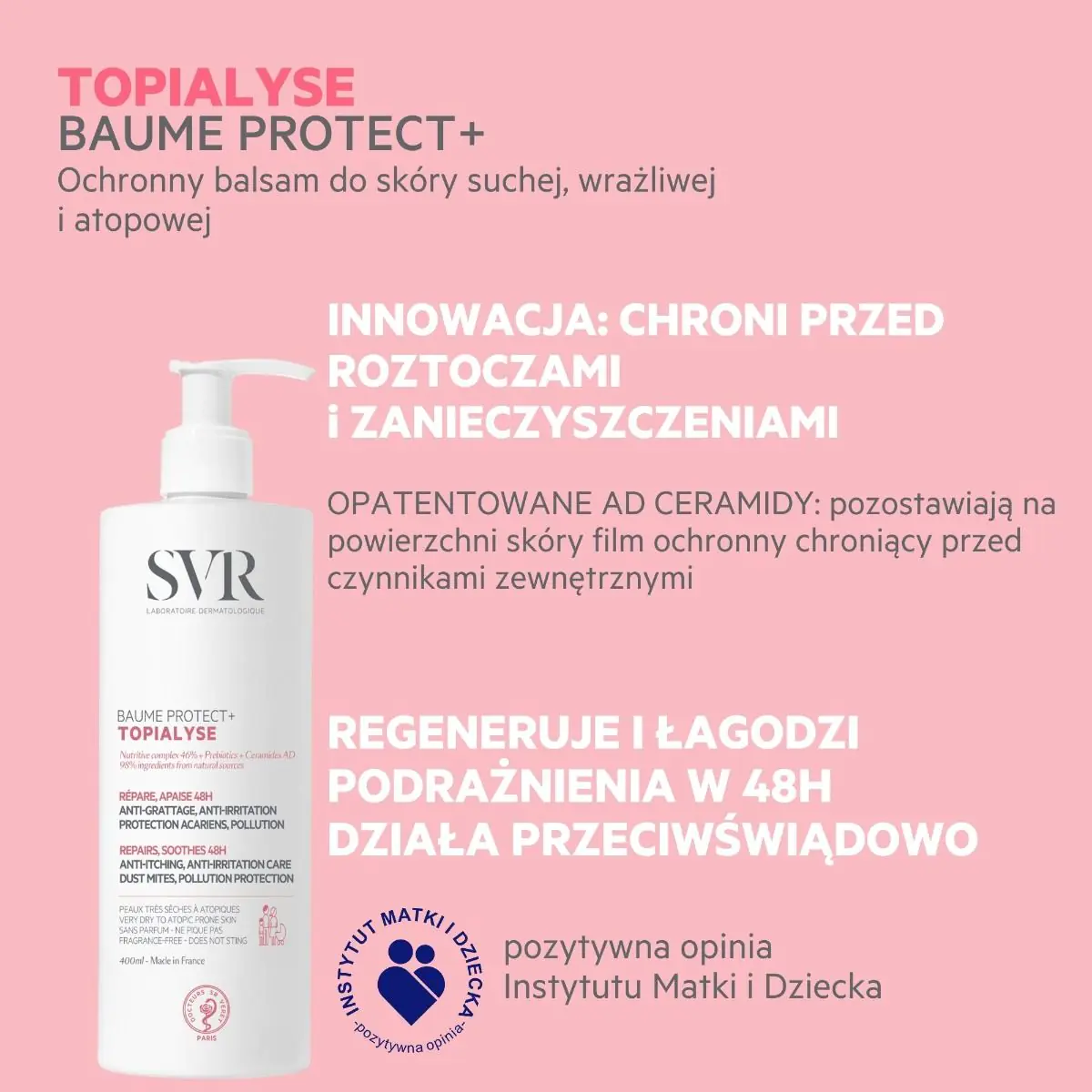 SVR Topialyse Baume Protect+ Balsam do ciała