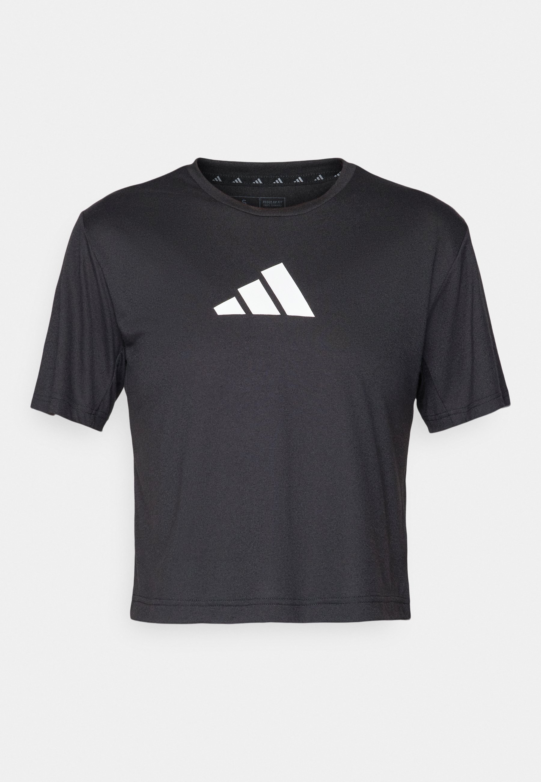 T-shirt adidas Performance TRAIN ESSENTIALS BIG LOGO - Stampa - nera