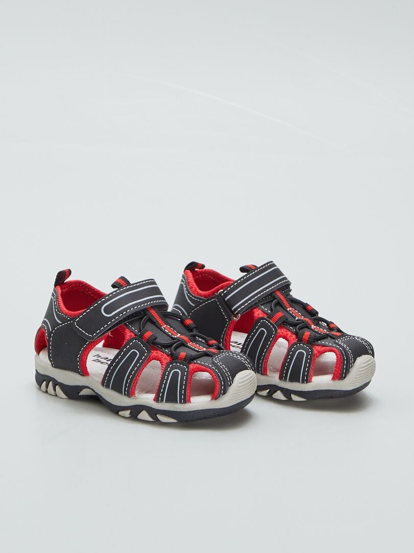 Sportsandalen - ZWART
