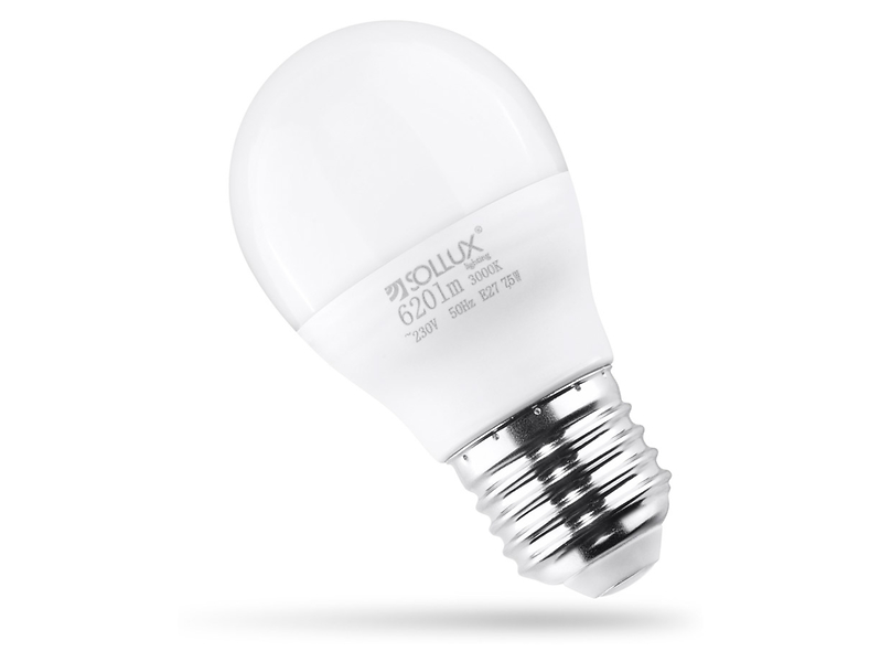 Żarówka LED E27 7,5W z ciepłą barwą światła