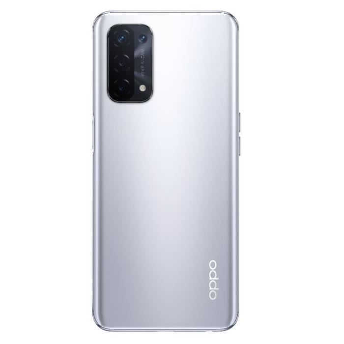 OPPO A74 5G Smartphone - 128GB Grijs - 6,5 inch FHD+ 90Hz scherm - 48MP Quad Camera - 5000mAh batterij