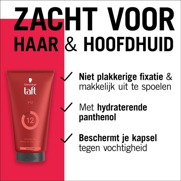 Gel za lase Taft V12 Level 12, 150 ml
