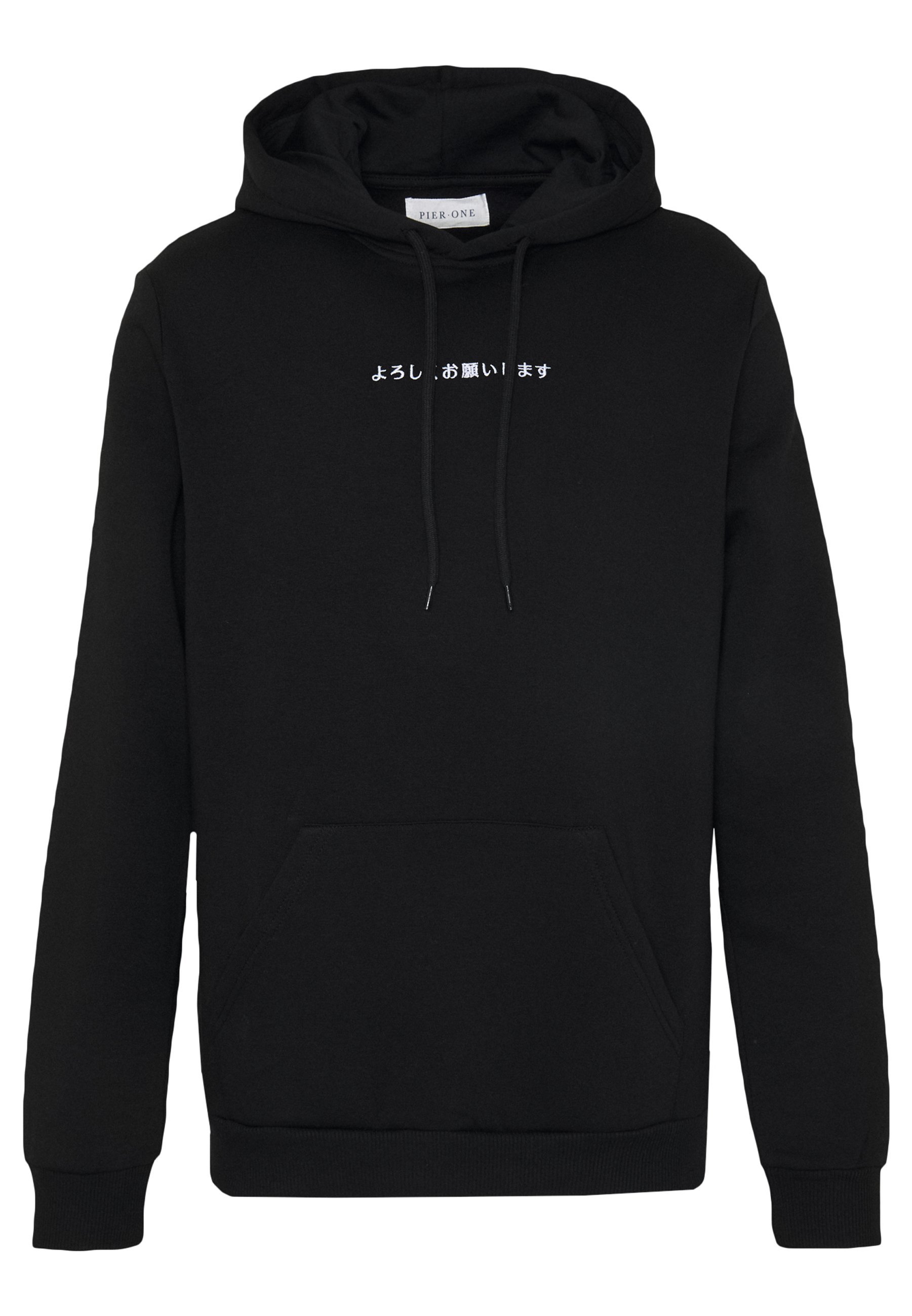 Sweat à capuche Pier One - noir