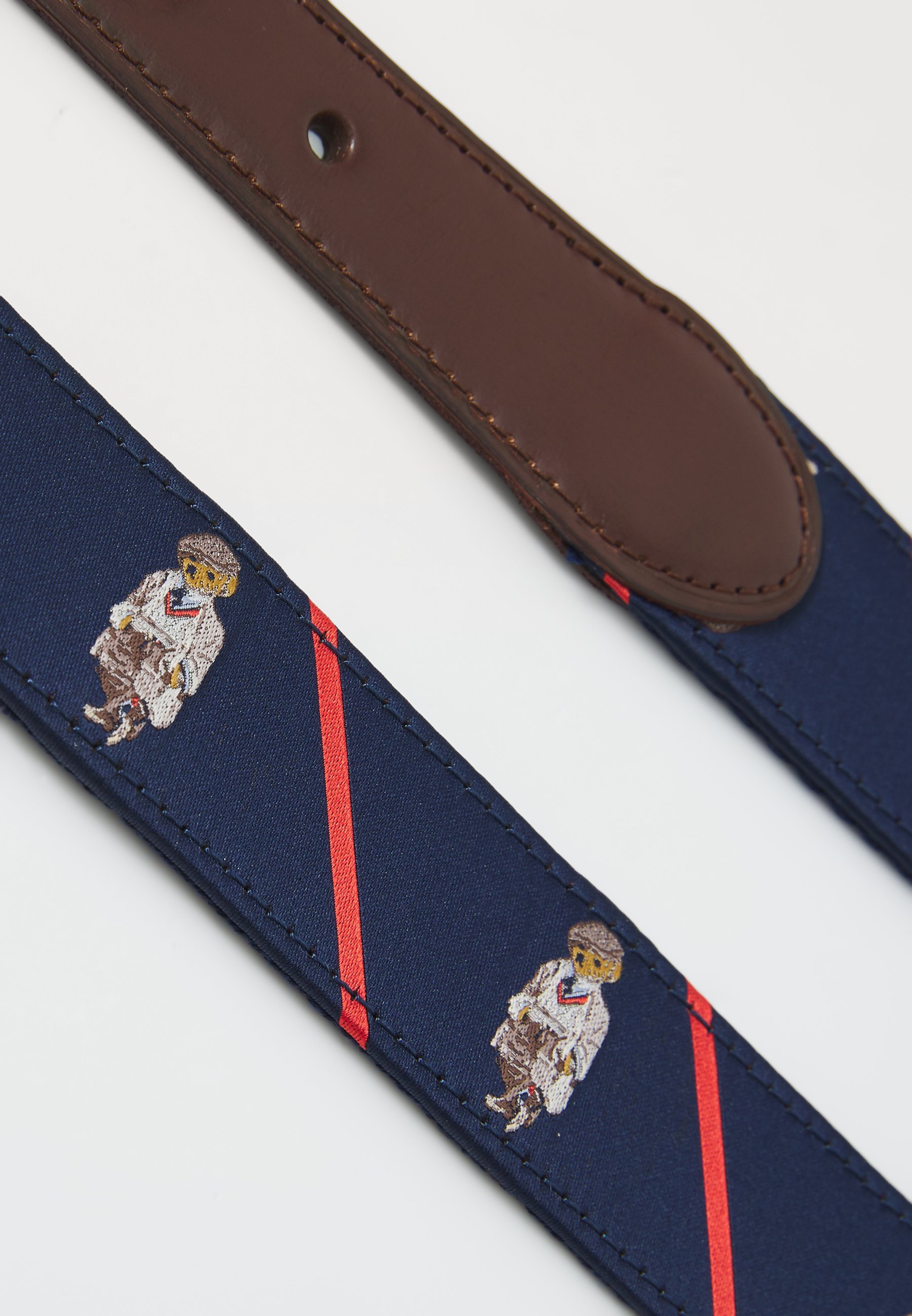 Polo Ralph Lauren BEAR BELT MEDIUM - Diržas - tamsiai mėlynas, įvairiaspalvis