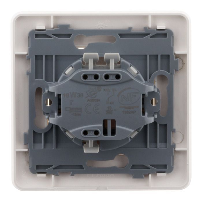 Interruttore bidirezionale bianco - Artezo - Zenitech