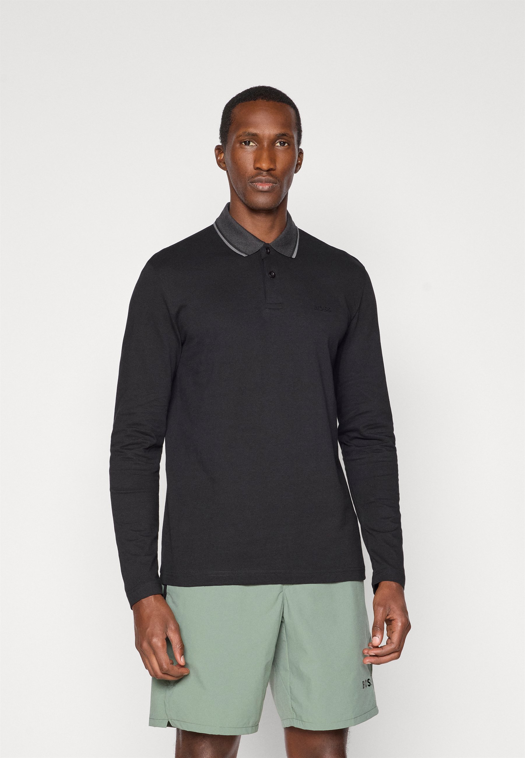BOSS PLEATS - Polokošile - black