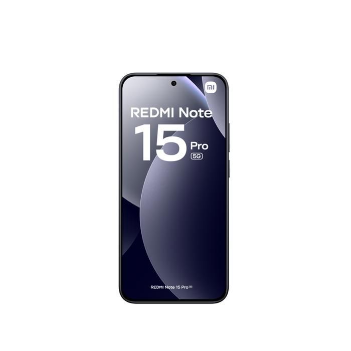 Redmi Note 15 Pro 4G Smartphone with 8GB RAM and 256GB ROM - Black - Sold by Excellent Mi - EU Version - Charger not included