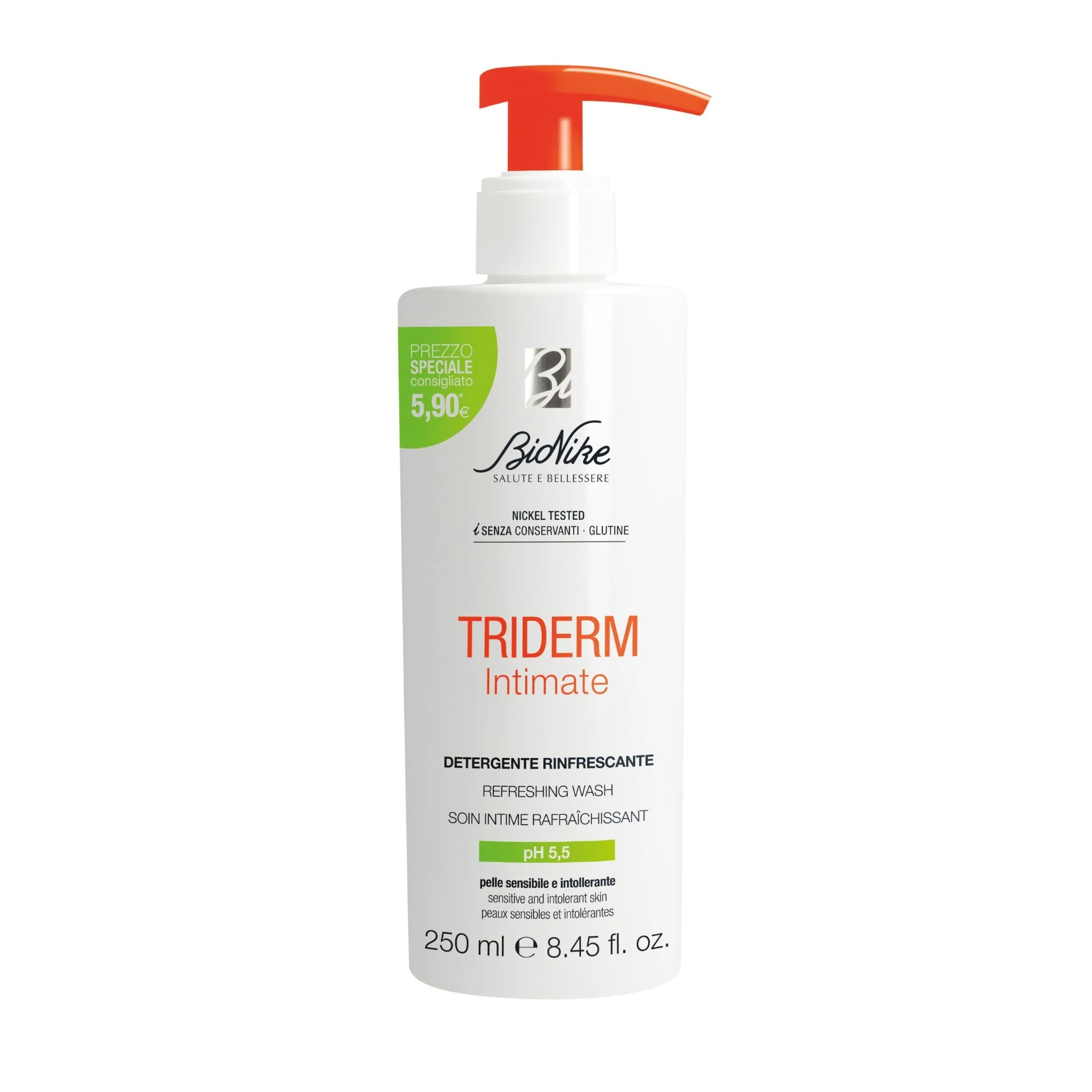 Triderm Intimate Detergente rinfrescante ph 5,5 - Igiene Intima, Detergenti Intimi