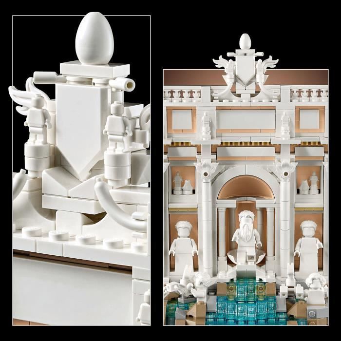 LEGO Architecture 21062 La Fontana di Trevi - Set de construcción para adultos sobre Roma