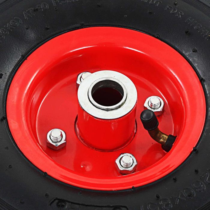 Ruedas para carretilla de mano vidaXL, 2 unidades, de goma 3.00-4 (245x82)