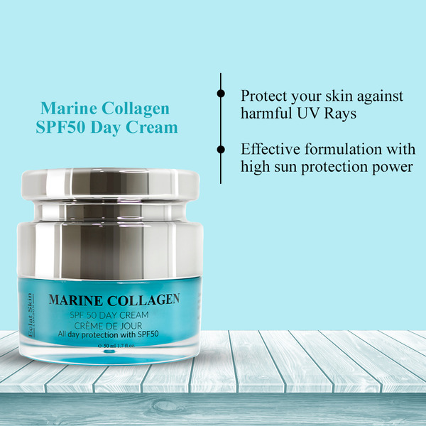 Set de sérum y colágeno marino con SPF 50 de Eclat Skin London