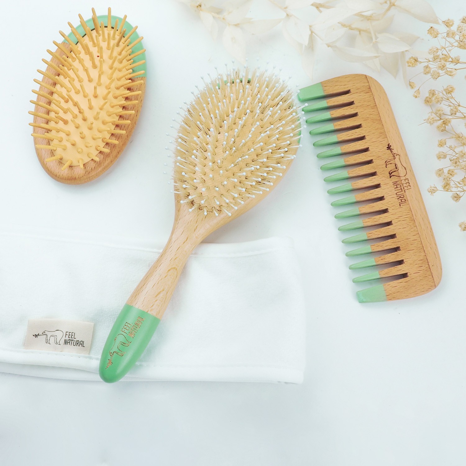 Feel Natural Brosse à cheveux bambou