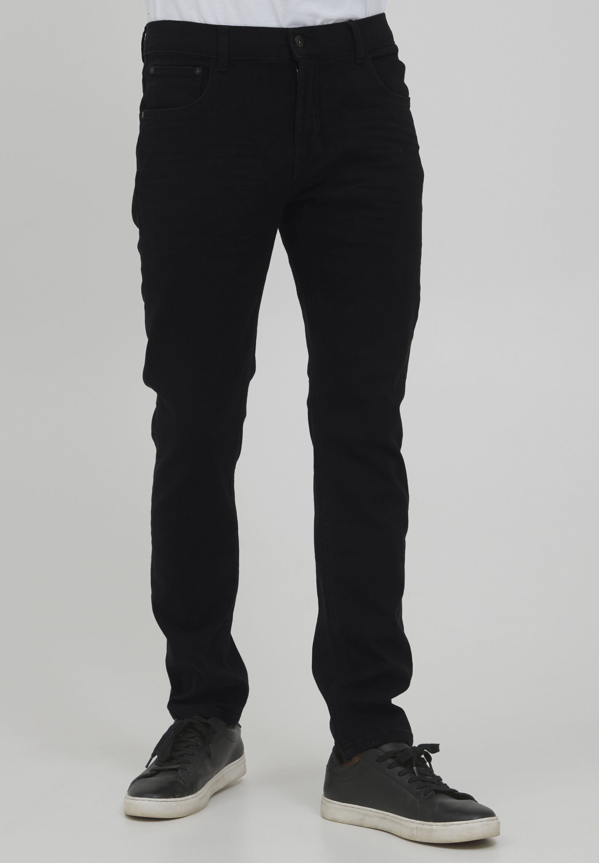 Calça jeans SDTOMY - Corte Slim - Denim preto