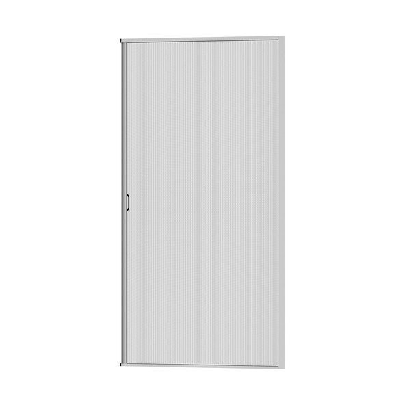 Aluminum pleated door Professional, 125 x 220 cm, white
