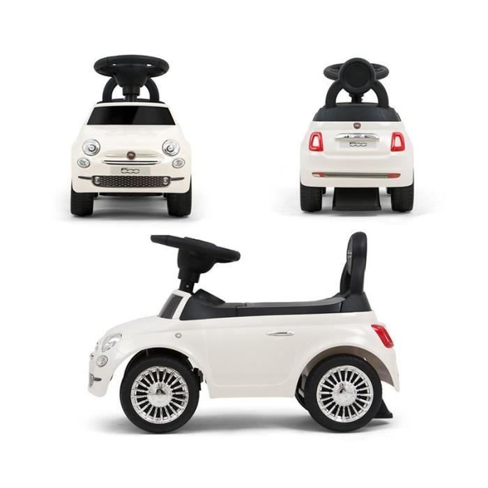 Milly Mally Fiat 500 Roze Baby Loopauto - Speelgoed voor Vroege Educatie ter Bevordering van Balans en Coördinatie - 12-36 Maanden