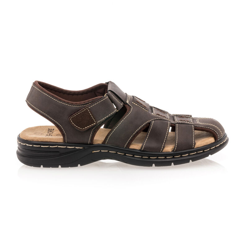 Bruine sandalen/open teenschoenen voor heren
