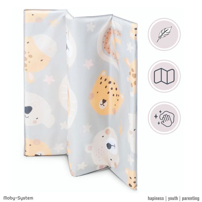 NC Travel Cot, Easy-to-Fold Travel Cot, Mattress, Carry Bag