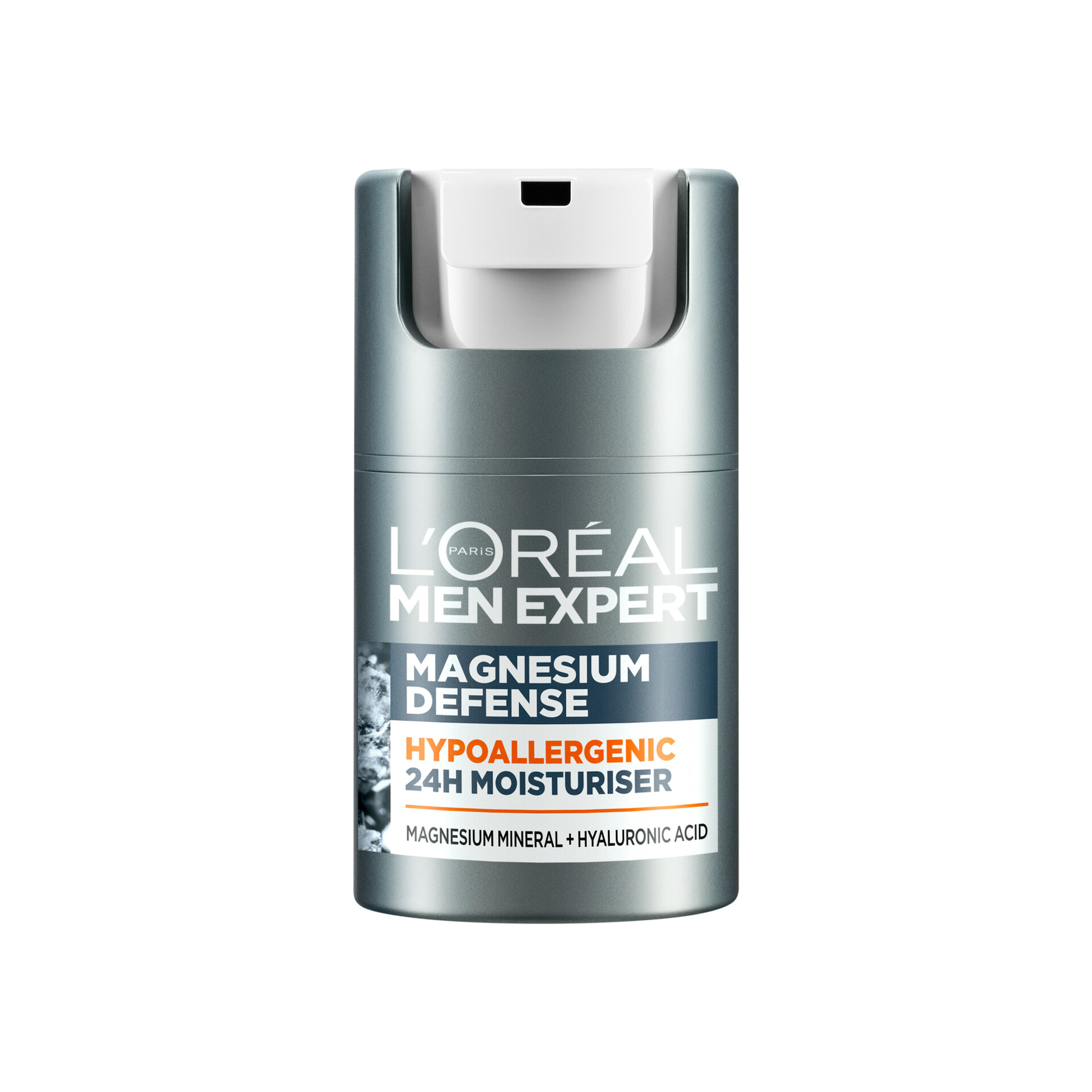 Cremă hidratantă hipoalergenică 24H cu magneziu Men Expert Defence 50 ml - L'Oréal Paris