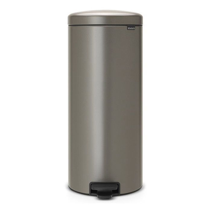 Cubo de basura con pedal - BRABANTIA - NewIcon - 30L - Cierre suave - Cubo interior de plástico