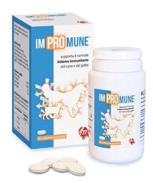 BIOIBERICA Impromune Frasco com 40 comprimidos saborosos para reforçar o sistema imunológico.