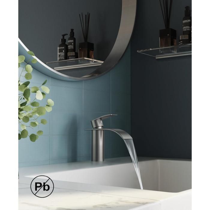 Rubinetto per lavabo da bagno - Miscelatore a cascata per lavabo - Miscelatore per lavabo - Rubinetto per lavabo da bagno - Rubinetto per lavabo
