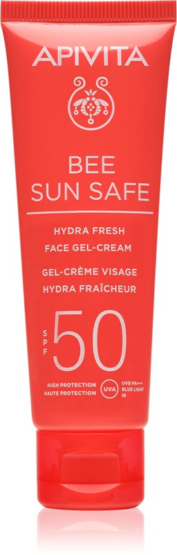 Апивита Би Сан Сејф Хидра Свежа гел-крема за лице SPF50
