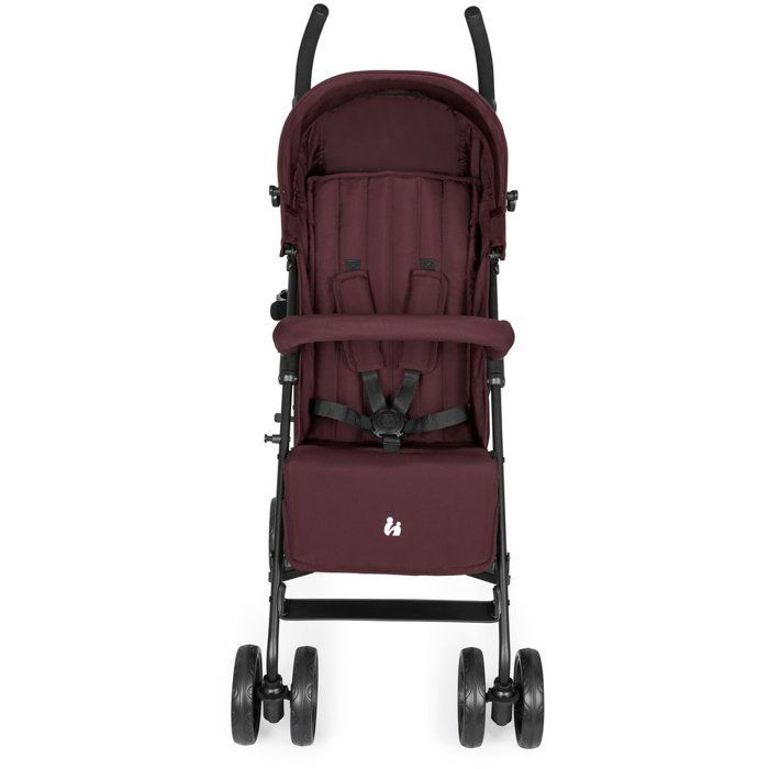 HAUCK - Passeggino con bastone - Pieghevole e pieghevole - 4 ruote - Blackberry
