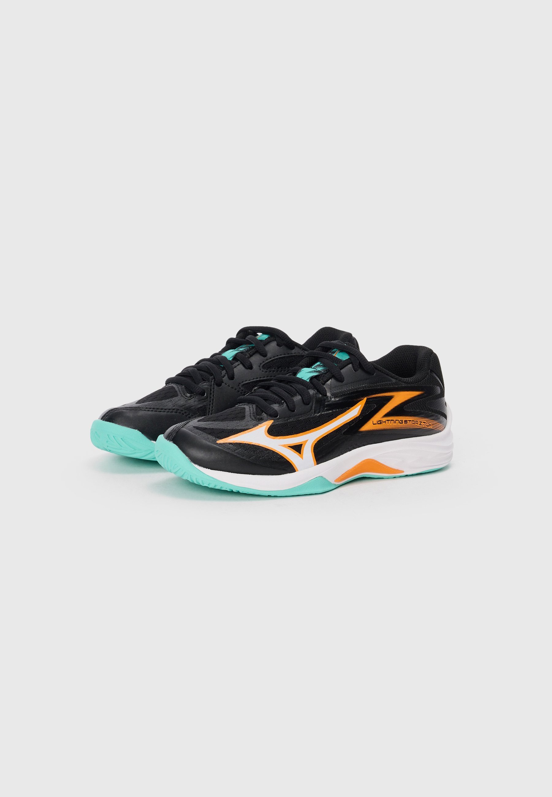 Mizuno LIGHTNING STAR Z7 UNISEX - Volleyballschuhe - Schwarz/Tannelo/Eisgrün