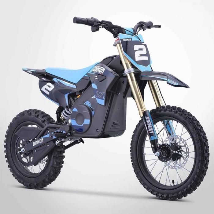 Moto Enfant Électrique 1300W / Moto cross ORION 1300W / 14/12 / Édition 2021 / Bleu