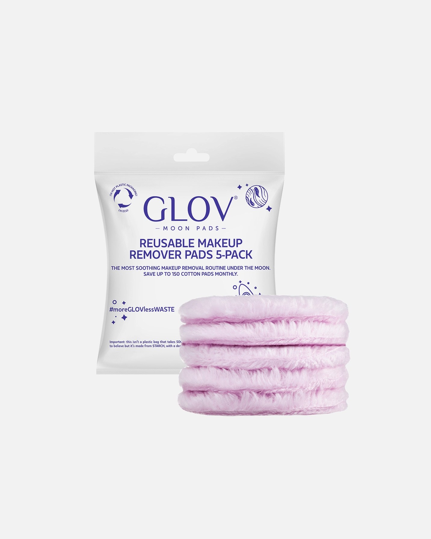 GLOV Moon Pads valomieji kempinėlės, 5 vnt. pakuotė – 5 vnt.