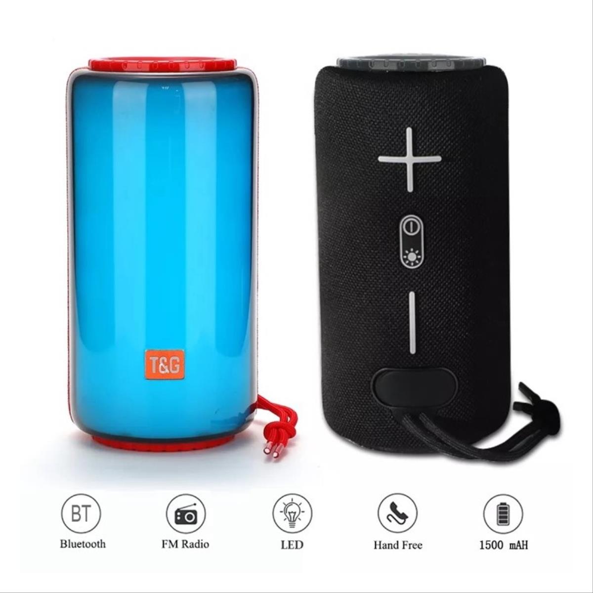  Altavoz Bluetooth Smartek Portátil Estereo Con Luces Led Rgb