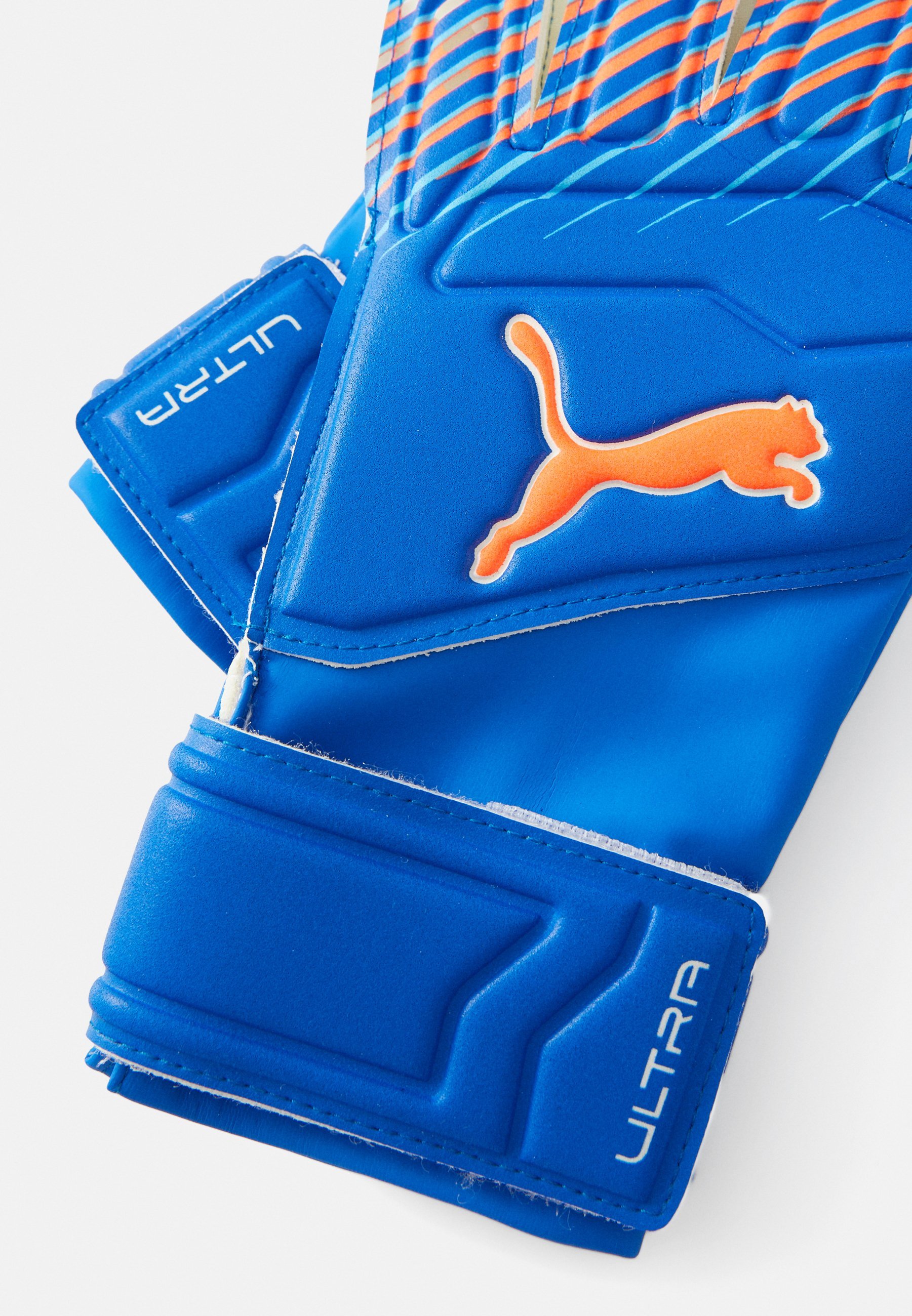 Puma ULTRA MATCH UNISEX - Keepershandschoenen - blauw/lichtgevend rood