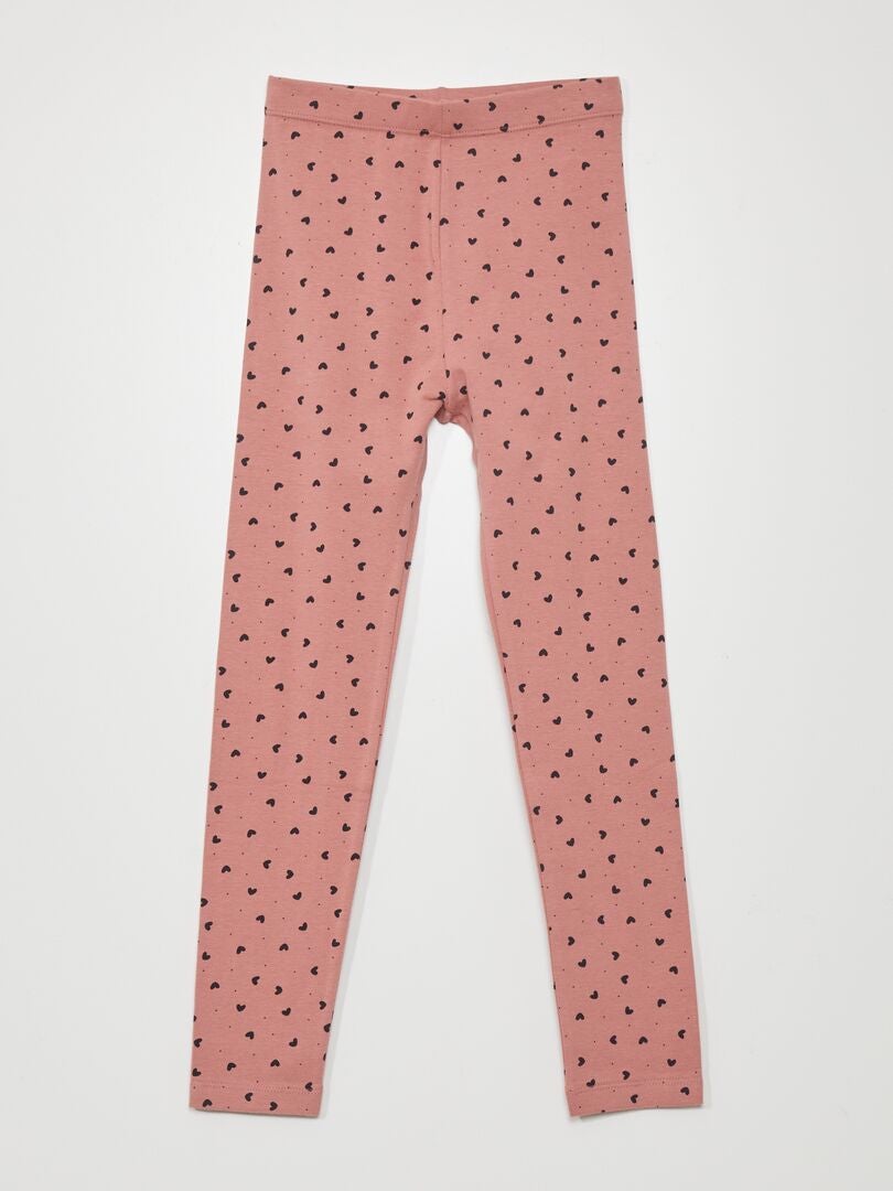 Lange legging met print - ROZE